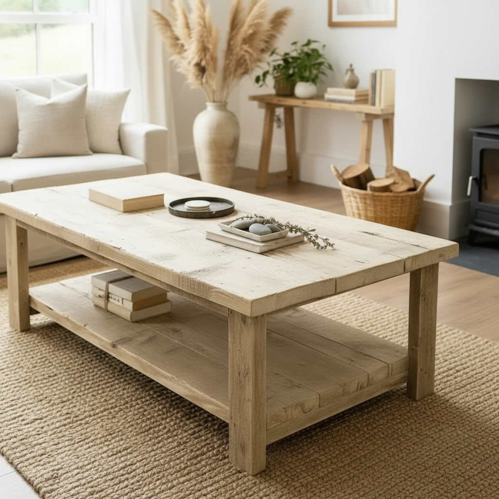 Ryde Handmade Reclaimed Wood Coffee Table with Storage – Rustic Dreams