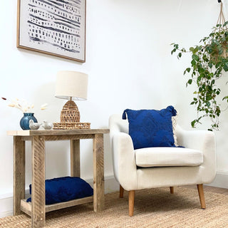 a rustic addition crafted from solid wood. This farmhouse-inspired piece brings modern flair to any cottage or living room, offering versatility and natural beauty. Perfect for adding a touch of warmth with its natural wood finish, it's an ideal complement to your home decor.