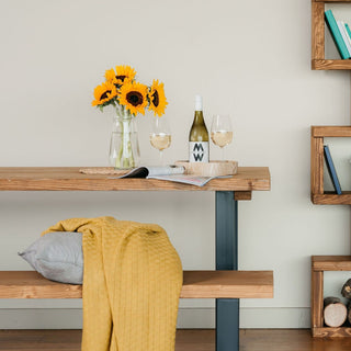 Experience a dining revolution with the Moorland Artisan-crafted Industrial Table: Fusion of rugged charm, metal durability, and contemporary flair.