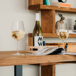 Elevate your dining area with the Moorland Handmade Industrial Dining Table: Combining rustic charm with durable metal legs for a stylishly industrial look.