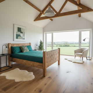 Balmoral Solid Wood Rustic Bed