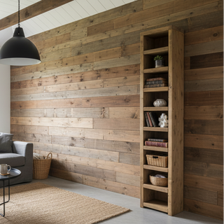 Buxton Handmade Rustic Solid Wood Shoe Rack Storage Cabinet