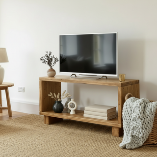Cadland Reclaimed Tv Media Unit with Open Storage