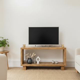 Cadland Reclaimed Tv Media Unit with Open Storage