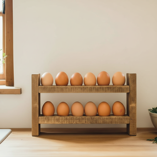 Clarkson Handmade Rustic Wooden Egg Holder