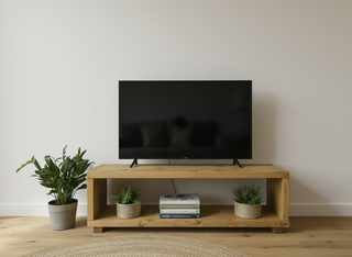 Calshot Solid Wood Handmade Rustic Extra Wide Tv Unit