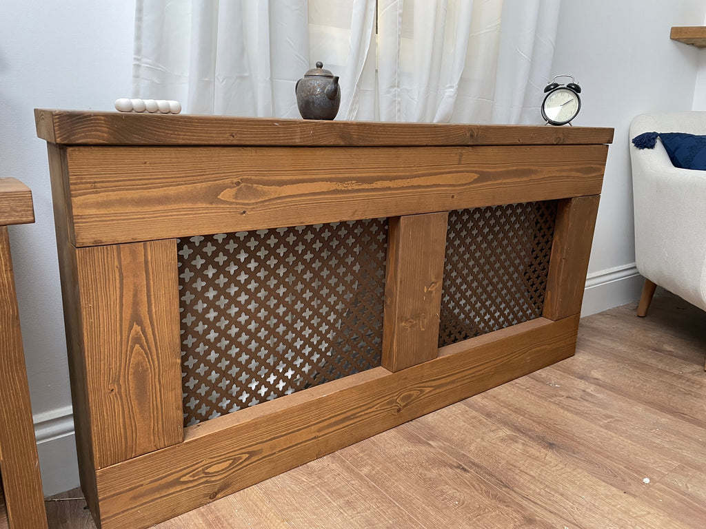 Fawley Solid Wood Rustic Radiator Cover – Rustic Dreams
