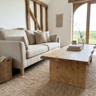 Exbury Solid Wood Live Edge Coffee Table