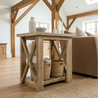 Winford Handmade Reclaimed Solid Wood Side Table