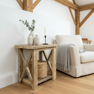 Winford Handmade Reclaimed Solid Wood Side Table