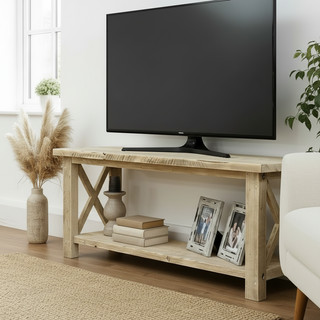 Winford Solid Wood Reclaimed Tv Unit with Storage