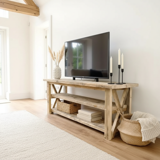 Winford Solid Wood Reclaimed Tv Unit with Storage