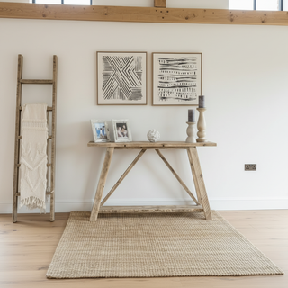 Yarmouth Handmade Solid Wood Reclaimed Console Table with Storage