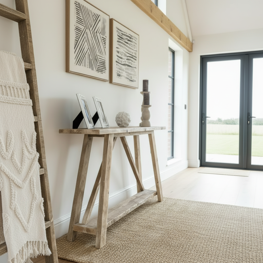 Yarmouth Handmade Wooden Reclaimed Console Table – Rustic Dreams