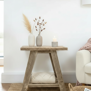 Yarmouth Handcrafted Reclaimed Solid Wood Side Table