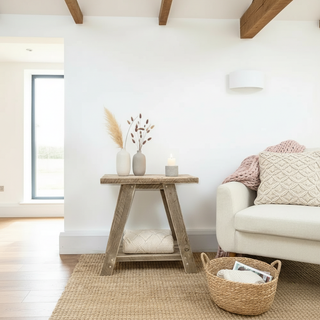 Yarmouth Handcrafted Reclaimed Solid Wood Side Table