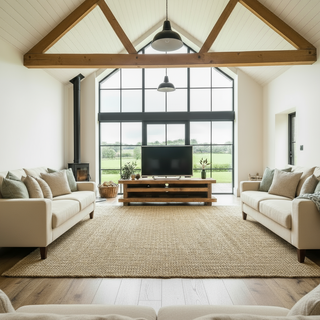 Ashlett Solid Wood Rustic Handmade Pine Tv Unit with Shelves