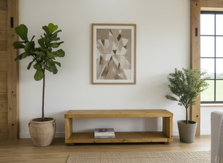 Calshot Solid Wood Handmade Rustic Extra Wide Tv Unit