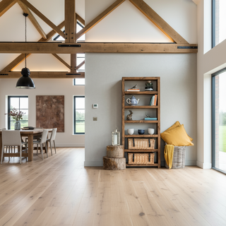 Highcliffe Solid Wood Rustic Tall Bookcase Shelving Unit