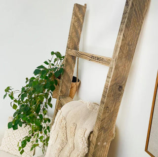 Chapwell Handcrafted Reclaimed Wooden Blanket Ladder