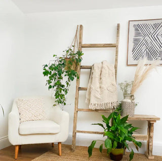 Chapwell Handcrafted Reclaimed Wooden Blanket Ladder