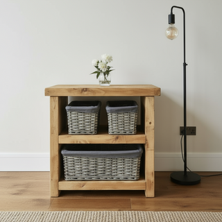 Ripley Handmade Rustic Bedside Table