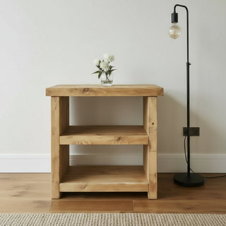 Ripley Handmade Rustic Bedside Table