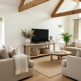 Ryde Handcrafted Reclaimed Wood Tv Unit with Storage