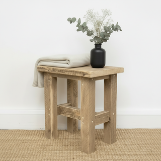 Ryde Reclaimed Solid Wood Small Side Stool