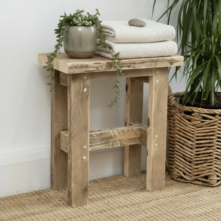 Ryde Reclaimed Solid Wood Small Side Stool