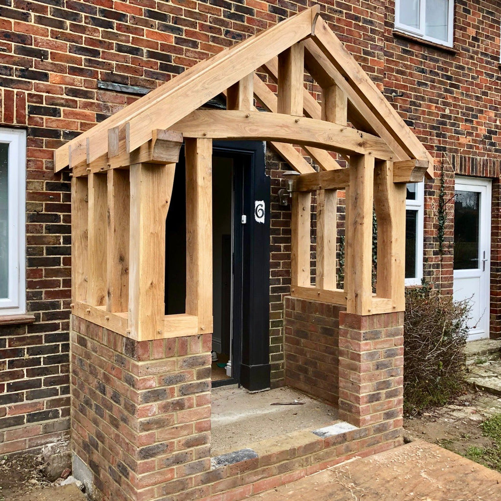 Orchid Solid Oak Porch kit – Rustic Dreams
