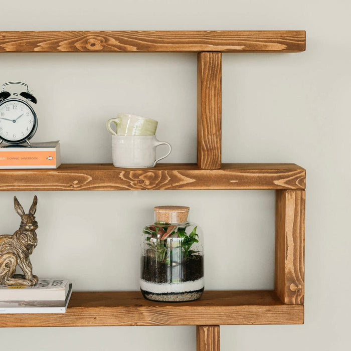 Rustic Solid Wood Christchurch Bookcase
