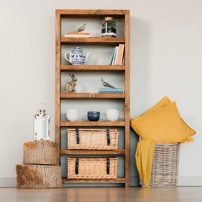 Solid Wood Rustic Highcliffe Bookcase