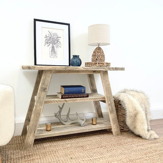 Discover the Yarmouth Handmade Solid Wood Reclaimed Bookcase Shelving Unit: A testament to craftsmanship and sustainability, this unique piece combines rustic allure with versatile storage solutions.