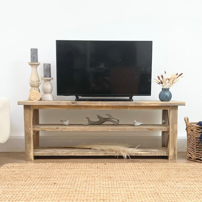 Reclaimed Solid Wood Winford Tv Unit With Storage